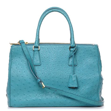 prada double tote ostrich|prada galleria ostrich leather.